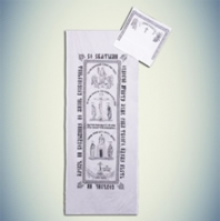 Покрывало черно-белое