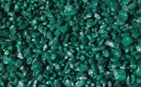 Щебень цветной декоративный зеленый